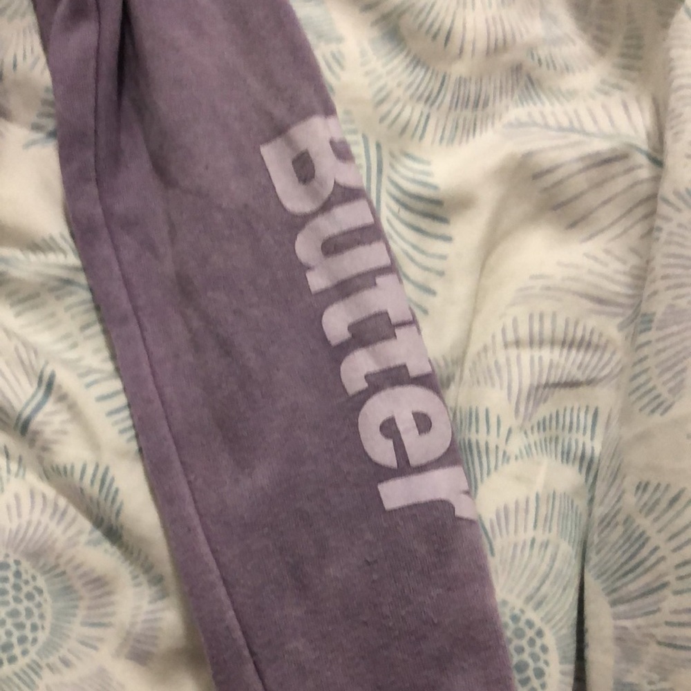Butter super soft girls purple zip up sweatshirt - Picture 5 of 8